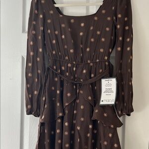 Girls dressy dress size XXS NWT From Macy’s